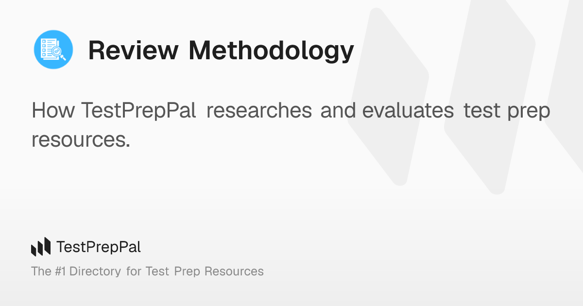 Review Methodology – TestPrepPal