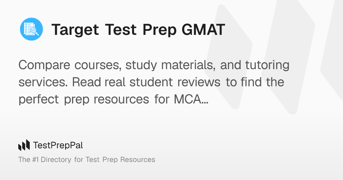 Target Test Prep GMAT – TestPrepPal
