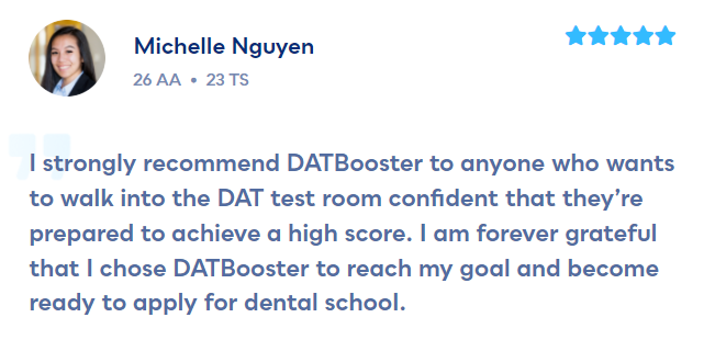 DAT Booster Testimonial