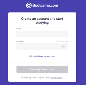 creating free account dat bootcamp