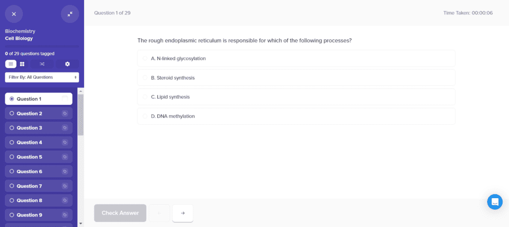 Med School Bootcamp Practice Questions