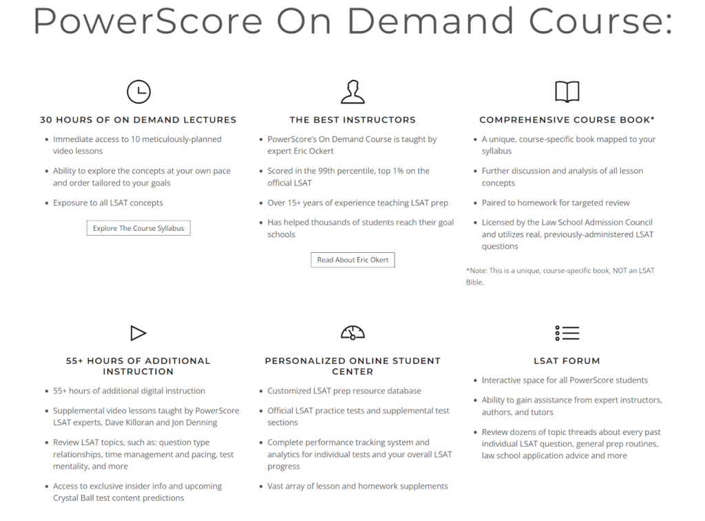 PowerScore LSAT On-Demand Course